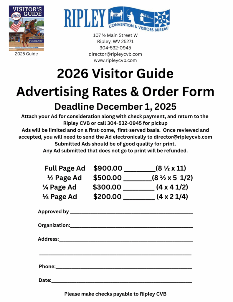 Advertising 2026 Visitor Guide