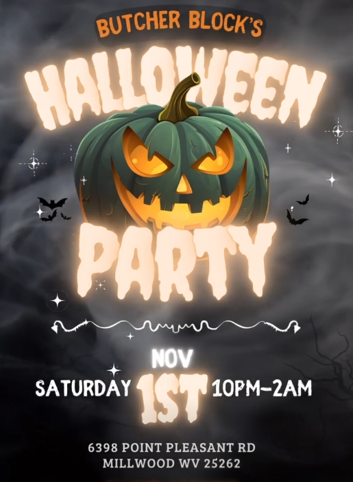 Butcher Block Halloween Party