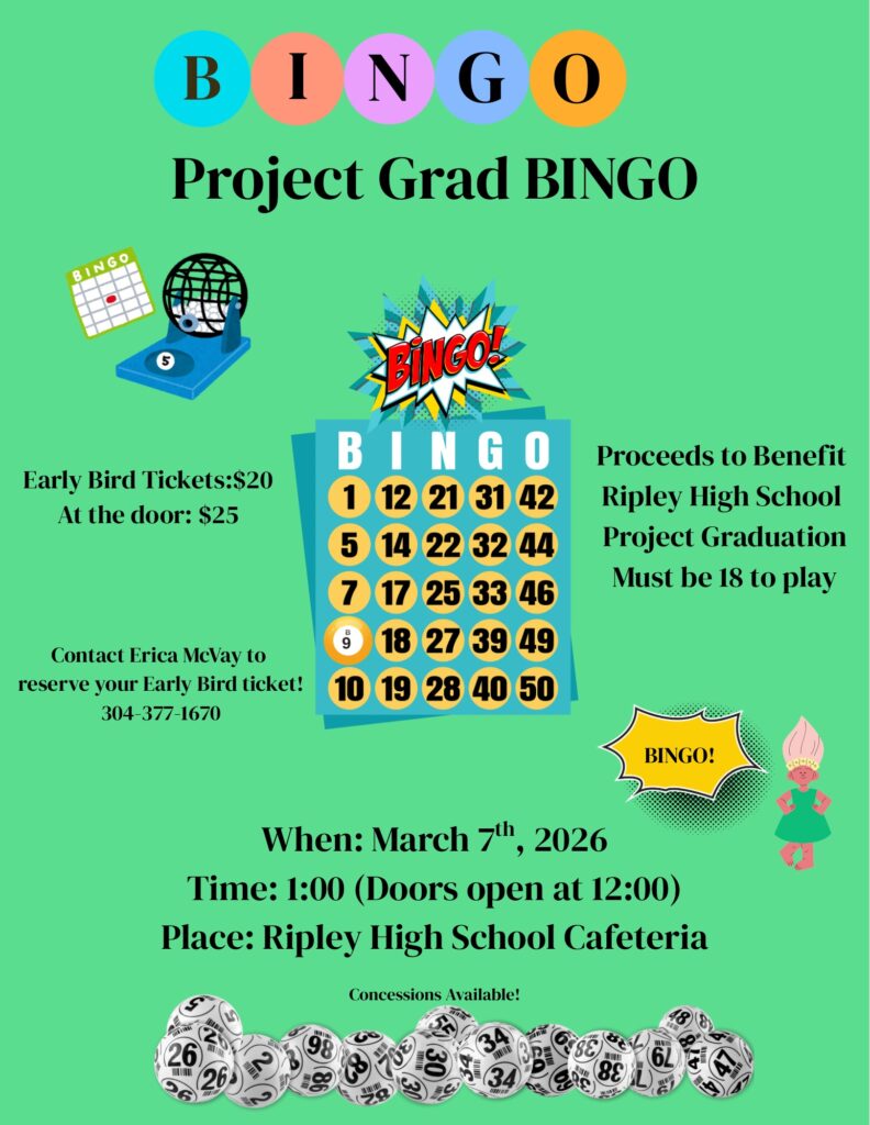 RHS Bingo - Project Graduation