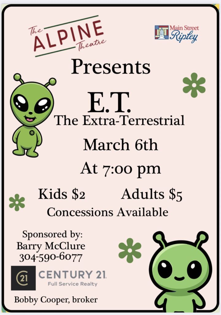 E.T. Movie The Alpine Theatre